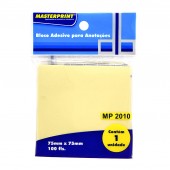 Bloco Adesivo MP2010 1x100 Amarelo Masterprint 002489