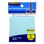 Bloco Adesivo MP2013 1x100 Azul Masterprint 002492