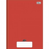 Caderno CD Mais Costurado Vermelho Tilibra 96 fls.  002587
