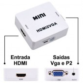 Conversor HDMI x VGA com Áudio Desbloqueado 002939