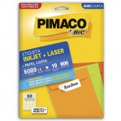 Etiqueta Inkjet/laser Carta Pimaco 6089 600 etiquetas 003080