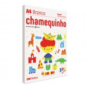 Papel A4  75gr. Branco  pct.c/100 Folhas Chamequinho 002651