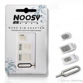 Adaptador Chip Sim 3 pçs e Extrator Noosy 002971