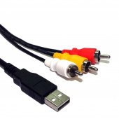 cabo RCA3 x USB 1,5m 003205