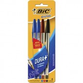 Caneta Esferográfica Bic 1.0  Azul+Azul+Verm+Preta 002590