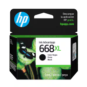 Cartucho HP 668XL 7FP39VL Preto Original