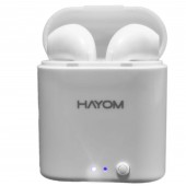 Fone de Ouvido Bluetooth Hayom FO2806Sem fio Branco 003332