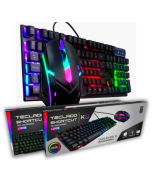 Kit Teclado E Mouse Gamer K8 Rgb Usb Com Fio Mb Tech