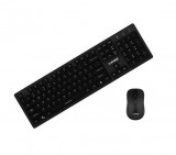 Kit Teclado e Mouse Sem Fio preto ...