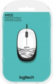 Mouse Óptico USB Branco M105 Logitech 003338